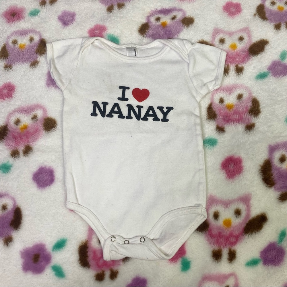 American Apparel I love Nanay one piece